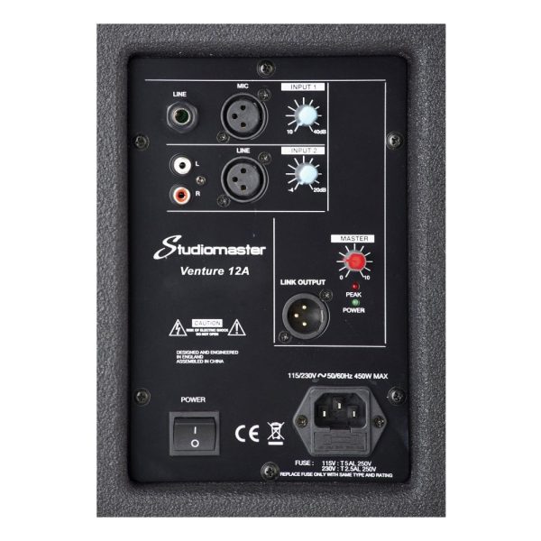 اسپیکر اکتیو استودیو مستر Studiomaster VENTURE 12A - Image 4